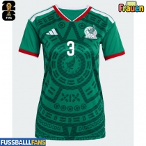 Mexiko Cesar Montes #3 Heimtrikot Frauen WM 2026 Kurzarm